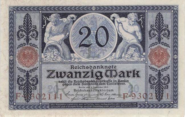 20 Mark Serie L/F 1915